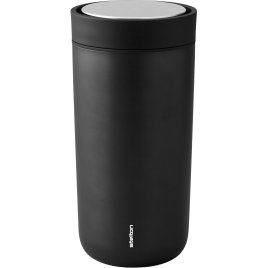 Stelton Click To Go Kop 0,4 L, Black Metallic