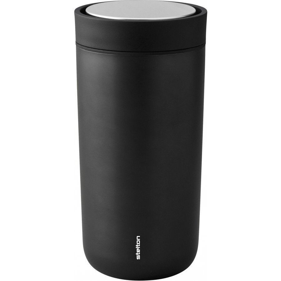 Stelton Click To Go Kop 0,4 L, Black Metallic