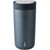 Stelton Click To Go Becher 0,4 L, Dark Blue Metallic