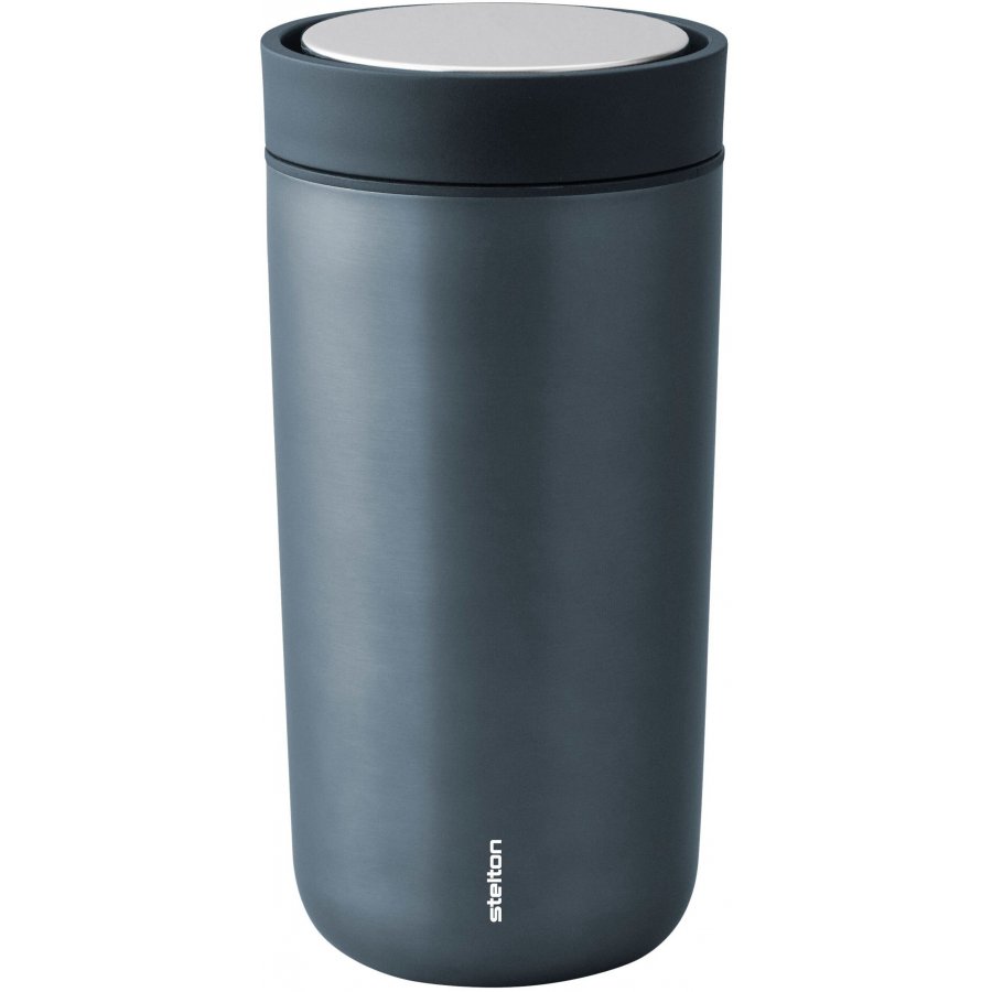 Stelton Click To Go Kop 0,4 L, Dark Blue Metallic