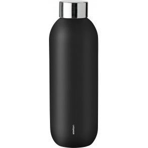 Stelton Keep Cool Trinkflasche 0,6 L, Black