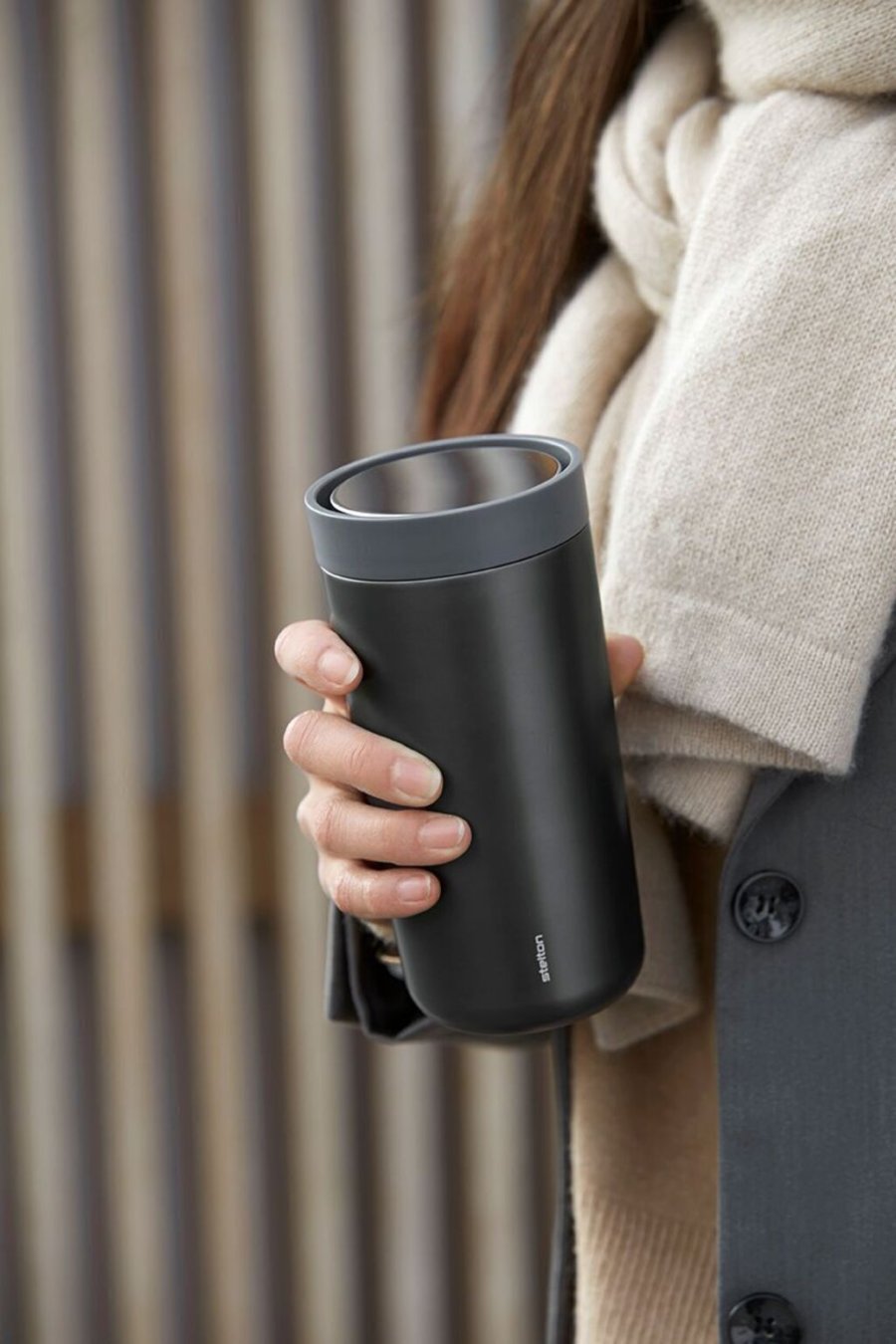 Stelton To Go Click 0,2 L, Granite Grey/Metallic