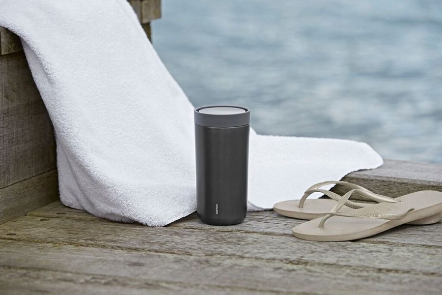 Stelton To Go Click 0,2 L, Granite Grey/Metallic