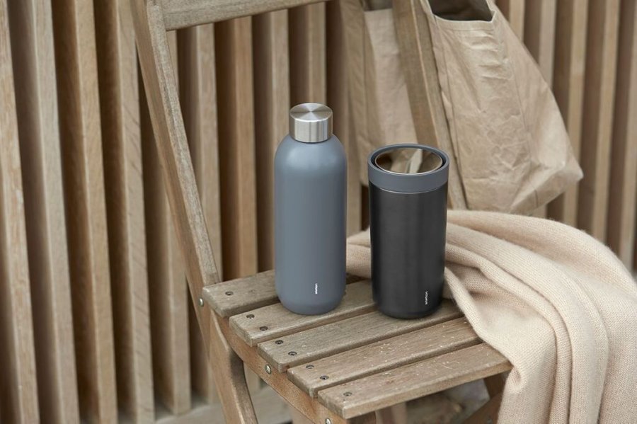 Stelton To Go Click 0,2 L, Granite Grey/Metallic