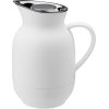 Stelton Amphora Thermokanne Kaffee 1L, Soft White