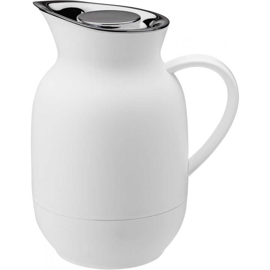 Stelton Amphora Thermokanne Kaffee 1L, Soft White