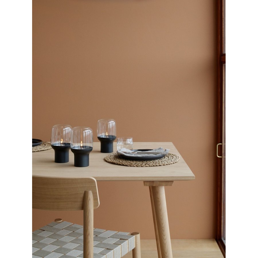 Stelton Hoop Hurricane Olielampe H17 cm, Sort