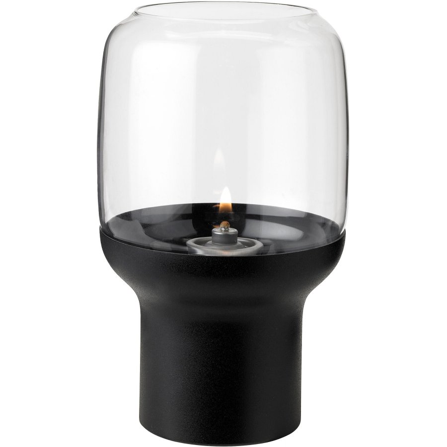 Stelton Hoop Hurricane Olielampe H17 cm, Sort