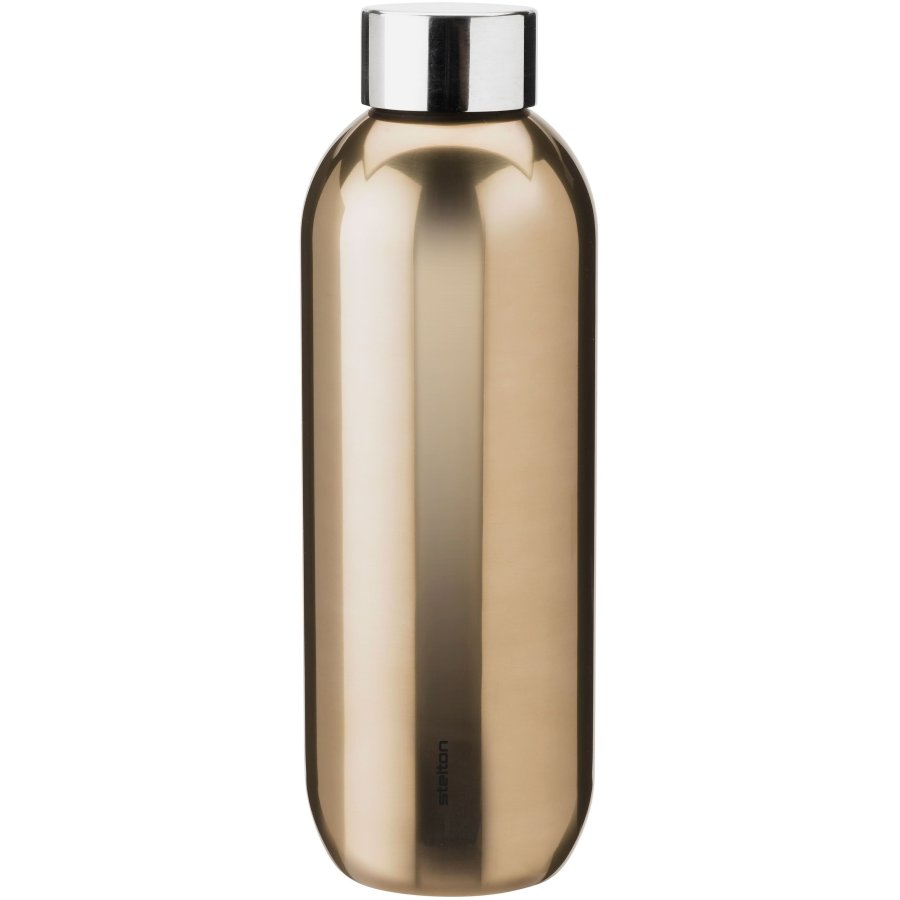 Stelton Keep Cool Thermosflasche 0,6 L, Dark Gold