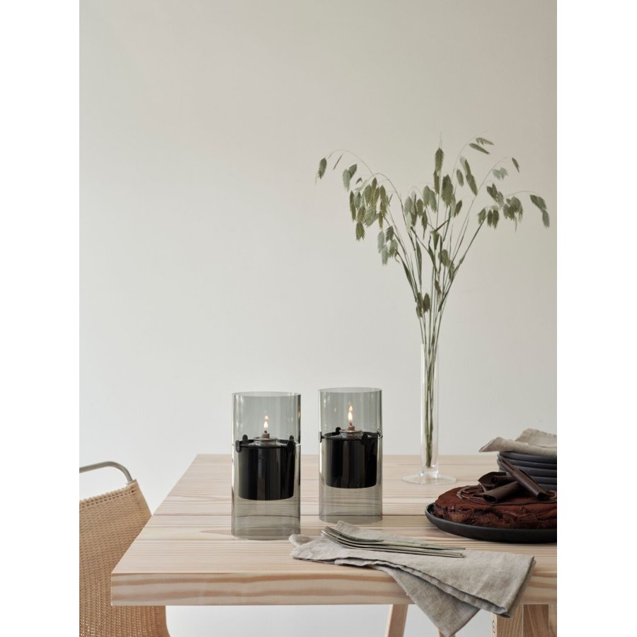 Stelton Lucie Hurricane Olielampe H7,5 cm, Smoke