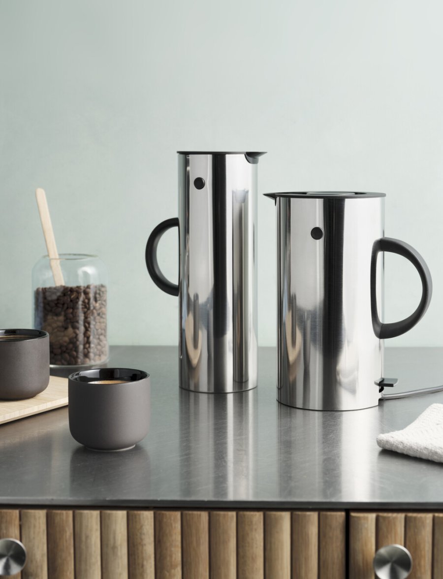 Stelton EM77 Elektrischer Wasserkocher 1,5 L, Stahl