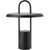 Stelton Pier Tragbare Lampe LED H25 cm, Schwarz