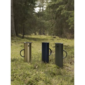 Stelton EM77 Termokande 1 L, Børstet Messing