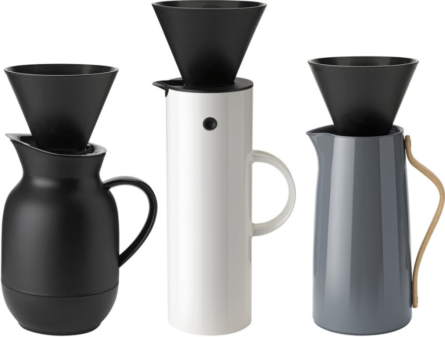 Stelton Kaffeetrichter fr Thermoskanne, Schwarz