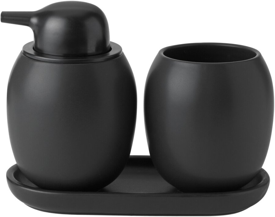 Stelton Fjord Seifenspender, Schwarz