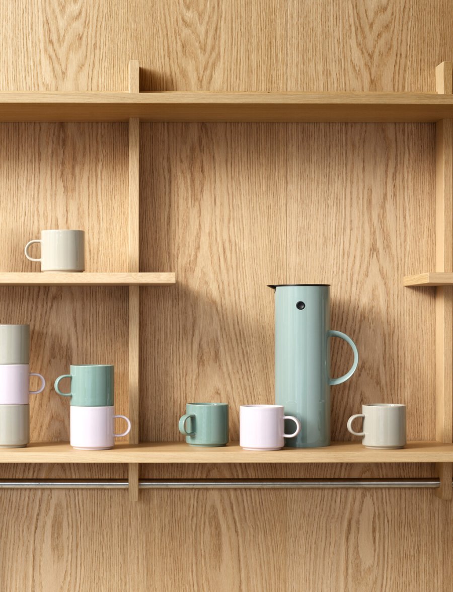 Stelton Becher 2er Set, 20 cl, Light Grey