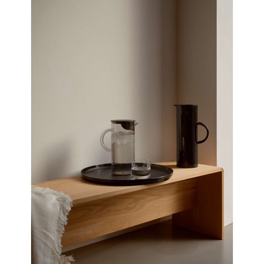 Stelton EM Serviertablett 40 cm, Schwarz