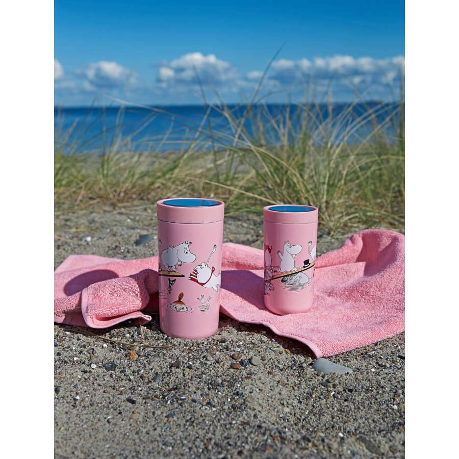 Stelton Click To Go Rejsekop 20 cl, Moomin Swim