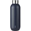 Stelton Keep Cool Thermosflasche 0,6 L, Soft Deep Ocean