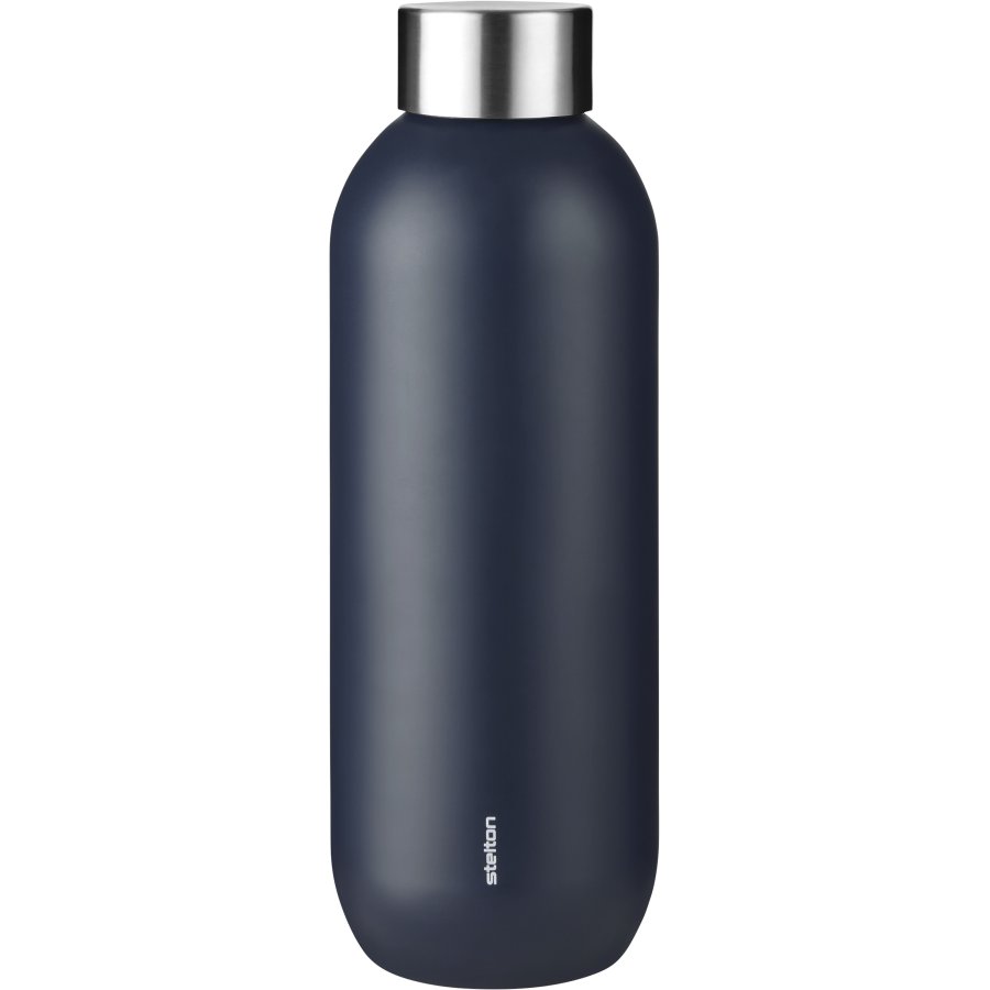 Stelton Keep Cool Thermosflasche 0,6 L, Soft Deep Ocean