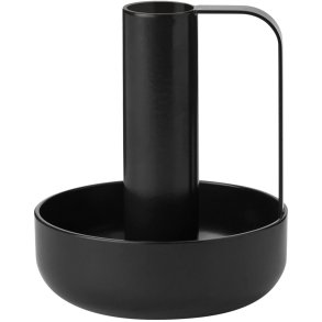 Stelton Ida Kerzenhalter H10 cm, Schwarz