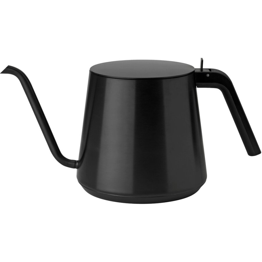 Stelton Nohr Gooseneck Wasserkessel 1 L, Metallisch Schwarz