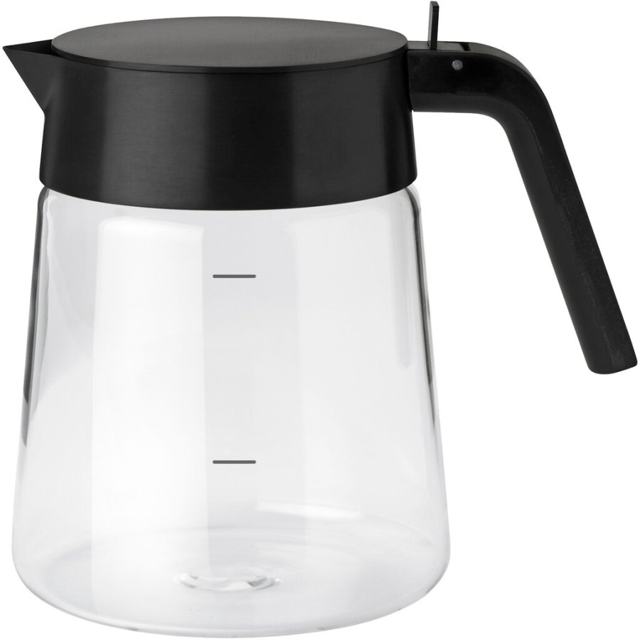 Stelton Nohr Glaskanne 1,2 L, Metallisch Schwarz