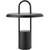 Stelton Pier Tragbare Tischleuchte H33,5 cm, Schwarz