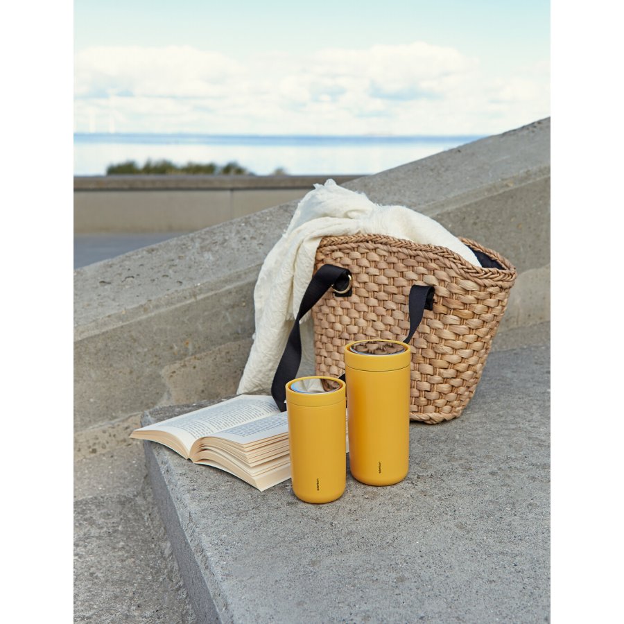 Stelton Click To Go Kop 0,2 L, Poppy Yellow