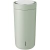 Stelton To Go Click Thermobecher 400 ml, Minziges Moos