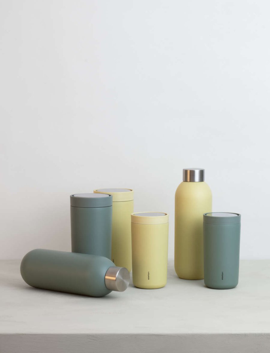 Stelton Keep Cool Thermosflasche 0,6 L, Dusty green