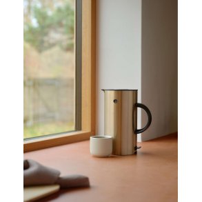 Stelton EM77 Elkedel 1,5 L, Børstet Messing