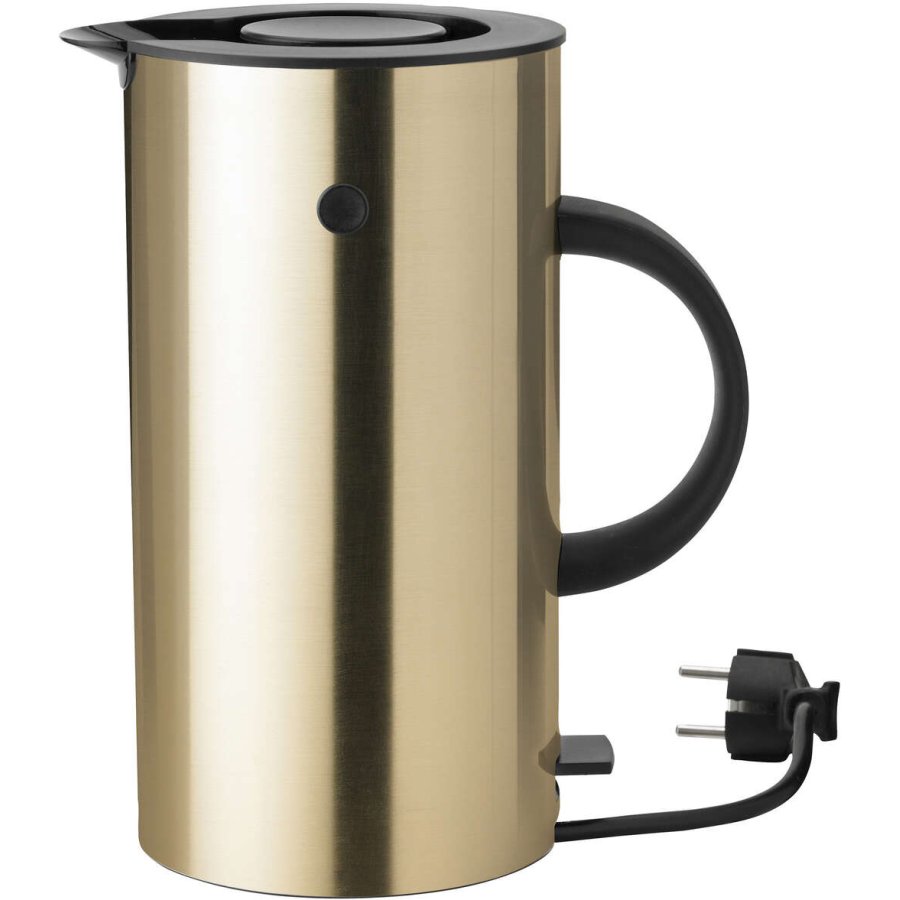 Stelton EM77 Elektrischer Wasserkocher 1,5 L, Gebrstetes Messing