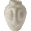 Knabstrup Vase H20 cm, Ripple Sand