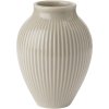 Knabstrup Vase H12,5 cm, Ripple Sand