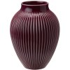 Knabstrup Vase H20 cm, Ripple-Beere