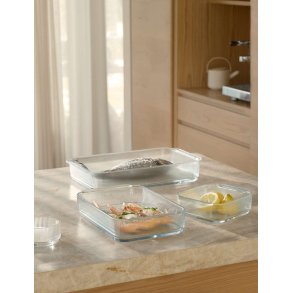 Stelton Pilastro Ovnfast Fad 17,3x19,7 cm, Klar