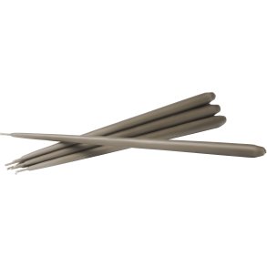 STOFF Nagel Ester & Erik Stabkerze 6er Set 29 cm, Taupe