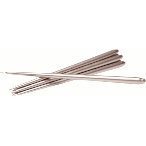 STOFF Nagel Ester & Erik Stabkerze 6er Set 29 cm, Champagne