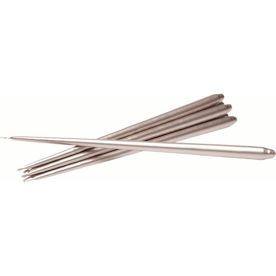 STOFF Nagel Ester & Erik Stabkerze 6er Set 29 cm, Champagne