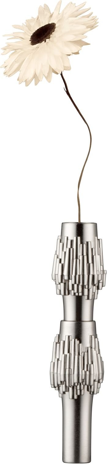 STOFF Nagel Quist Vase H10 cm, B�rstet Krom