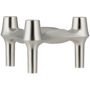 STOFF Nagel BMF Kerzenhalter, Gebrstetes Chrom