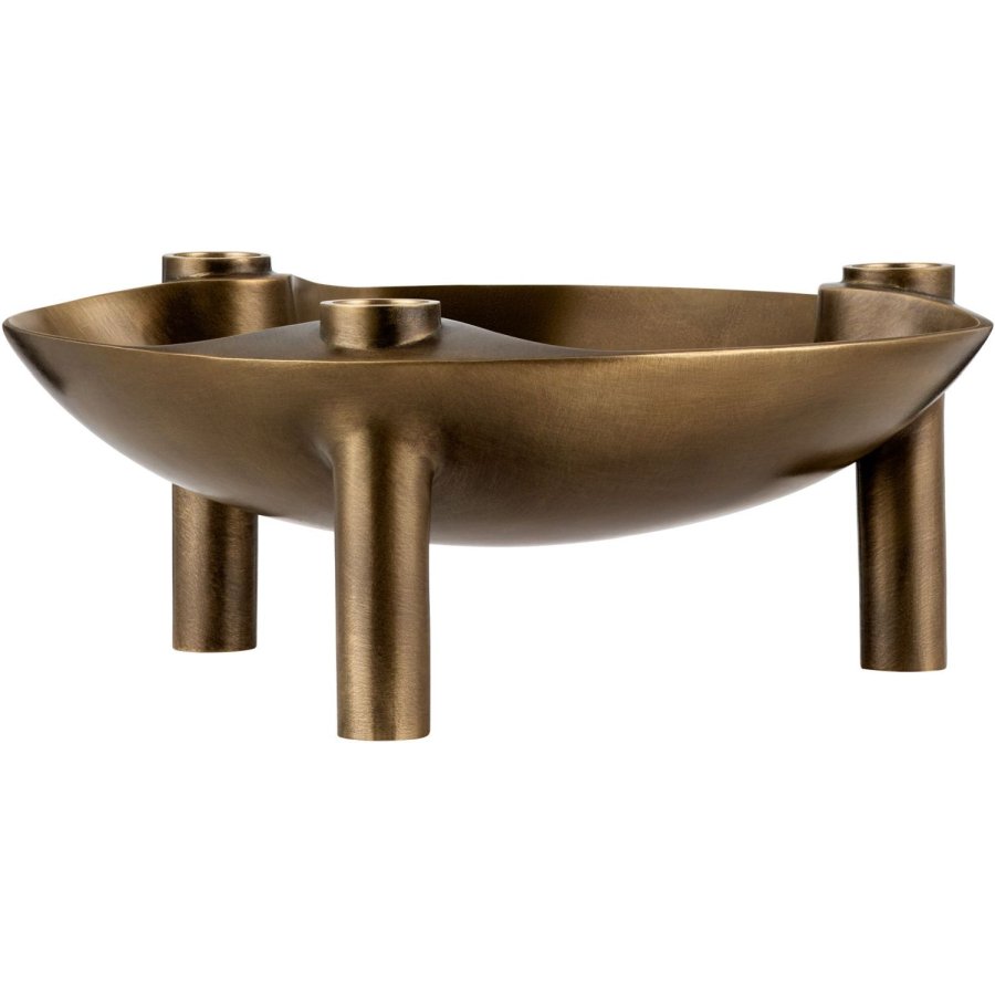 STOFF Nagel Schale �13,8 cm, Bronze