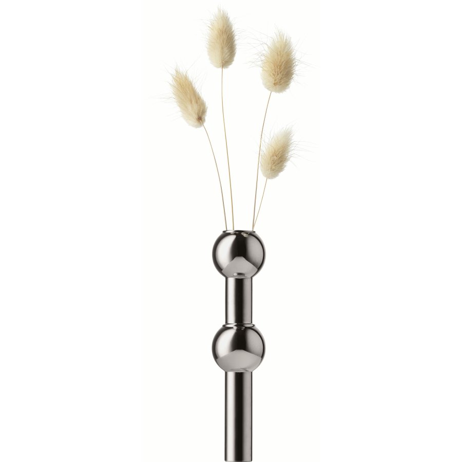 STOFF Nagel Vase H10 cm, Sort Krom