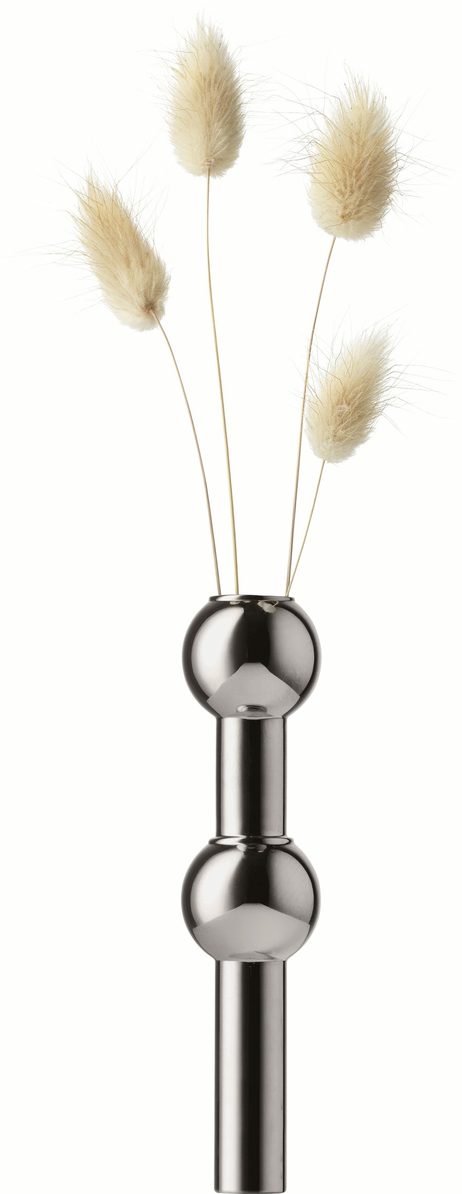 STOFF Nagel Vase H10 cm, Sort Krom