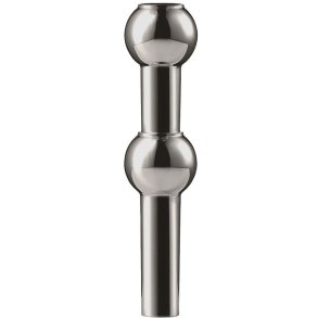 STOFF Nagel Vase H10 cm, Sort Krom