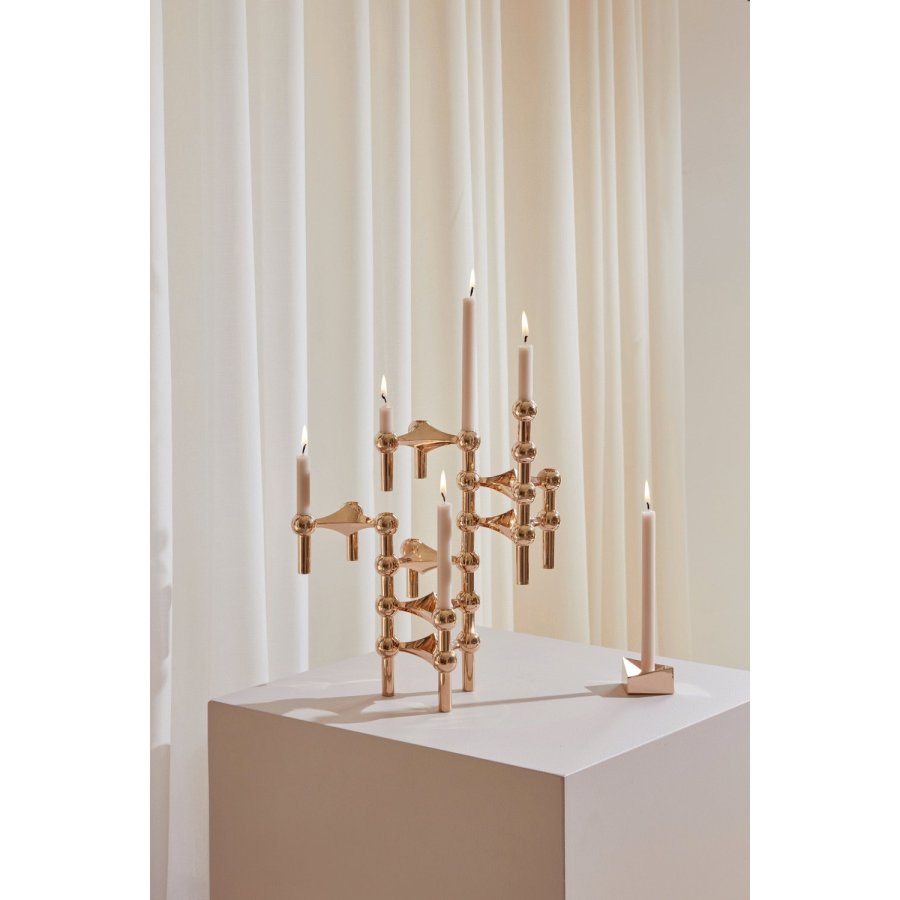 STOFF Nagel Vase H10 cm, Rosaguld