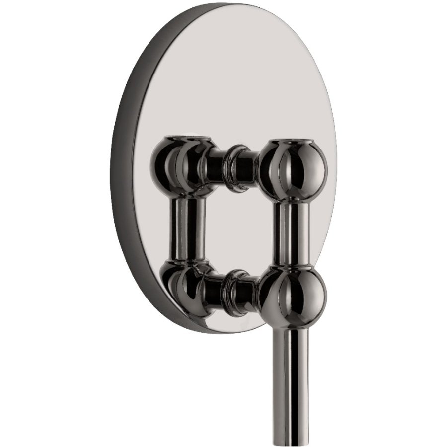 STOFF Nagel Wandbehang Kerzenstnder, Schwarzchrom