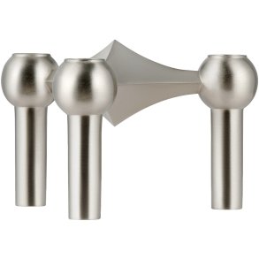 STOFF Nagel Kerzenhalter, Gebrstetes Chrom