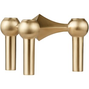 STOFF Nagel Kerzenhalter, Gebrstetes Messing